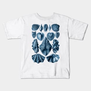 Ernst Haeckel Acephala Mollusc in Navy Kids T-Shirt